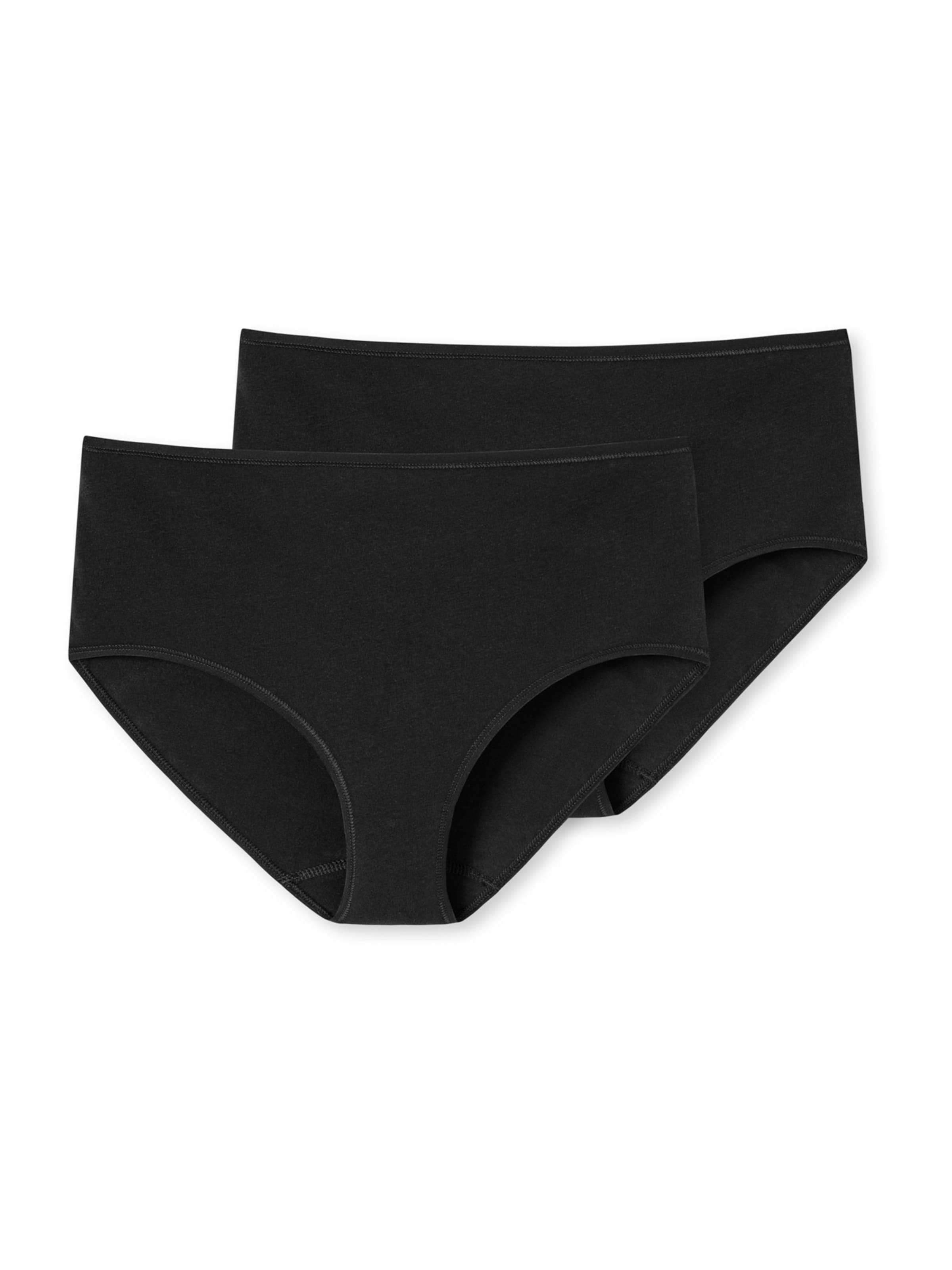 SCHIESSER Slip ' 95/5 ' in Schwarz: Vorderseite
