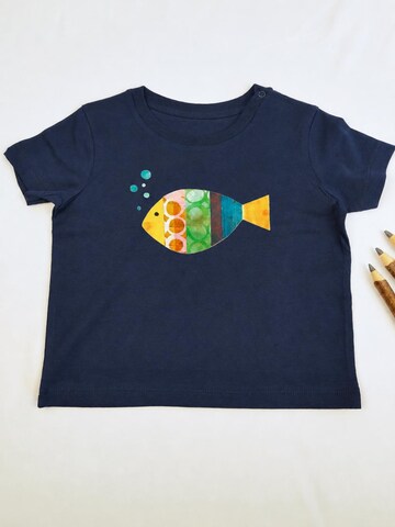 MelaDi Shirt 'Fisch' in Blue