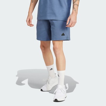 ADIDAS SPORTSWEAR Loosefit Sportshorts 'Z.N.E. Premium' in Blau: Vorderseite