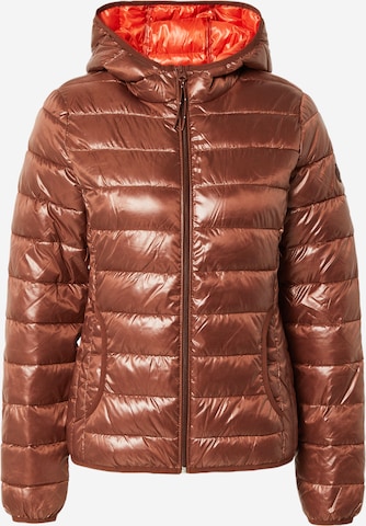 QS Between-Season Jacket in Brown: front