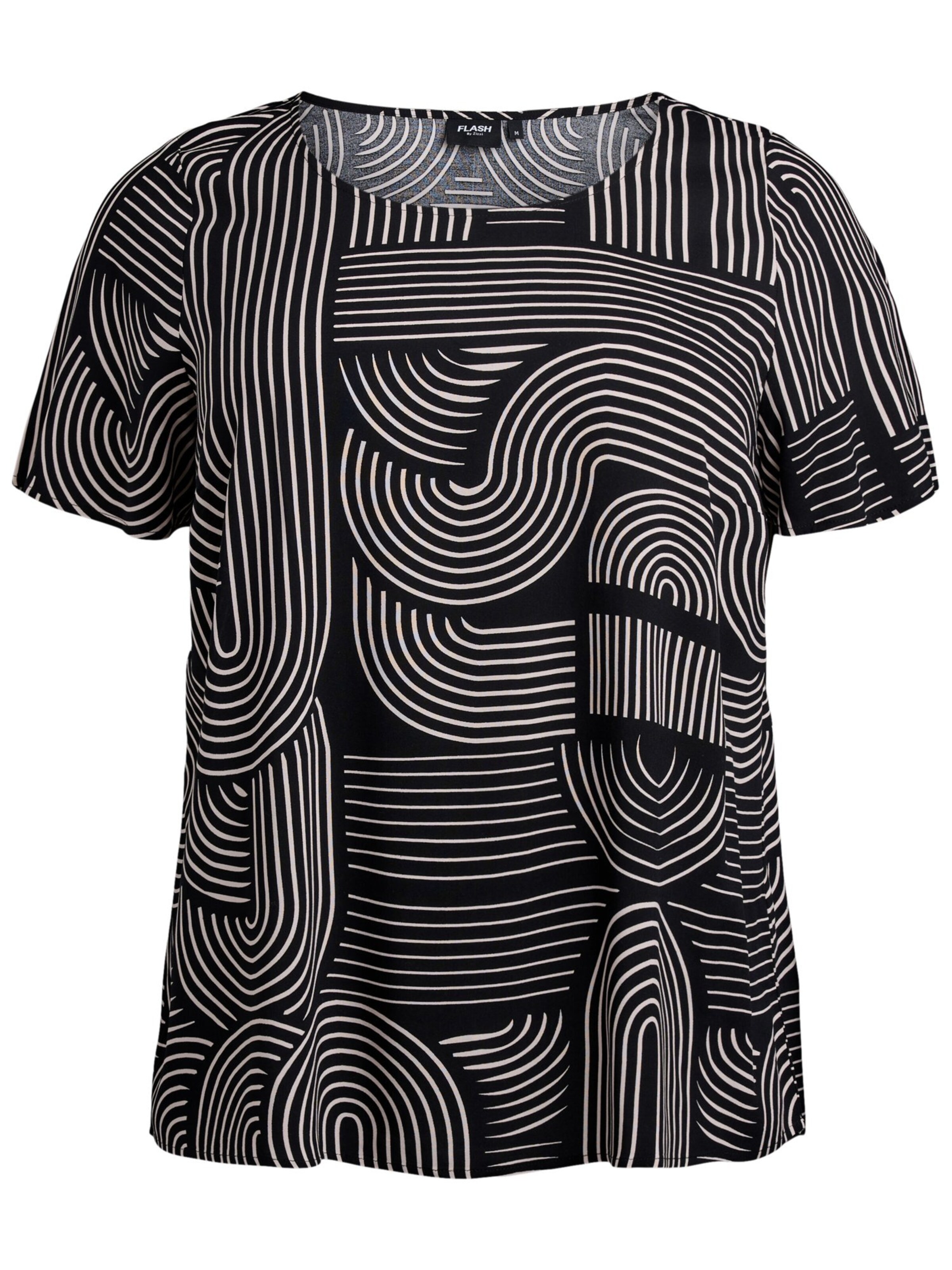 Flash by Zizzi Blúzka 'Flbilly' - Čierna: predná strana