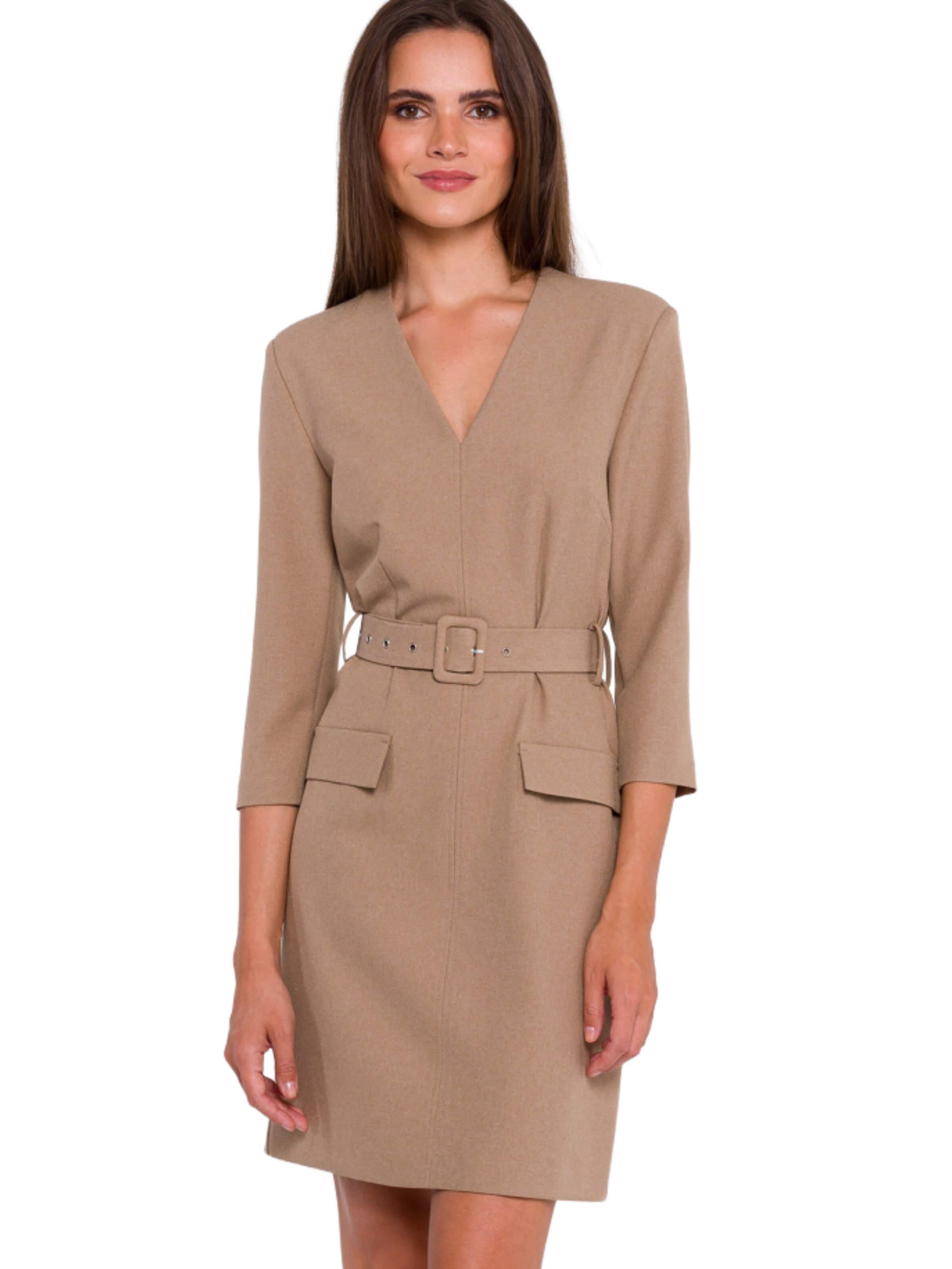 Stylove Dress 'Dress 200383' in Beige: front