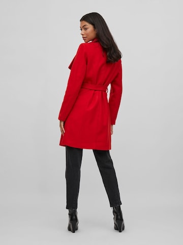 VILA Between-Seasons Coat in Red