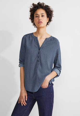 STREET ONE Blouse in Blue: front