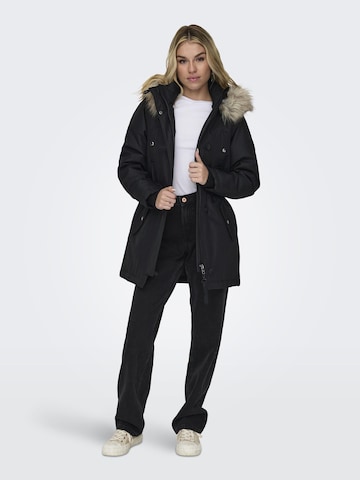 Parka d’hiver 'Iris' ONLY en noir