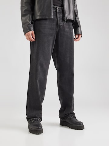 regular Jeans '2001 D-MACRO' di DIESEL in nero: frontale