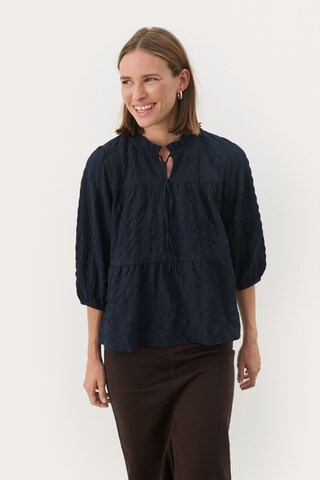 Part Two Bluse 'Gimalie' i blå: forside