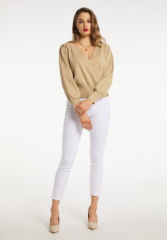 faina Pullover in Beige