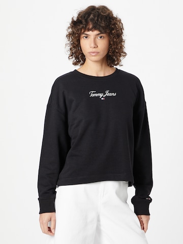Tommy Jeans Tréning póló - fekete: elől
