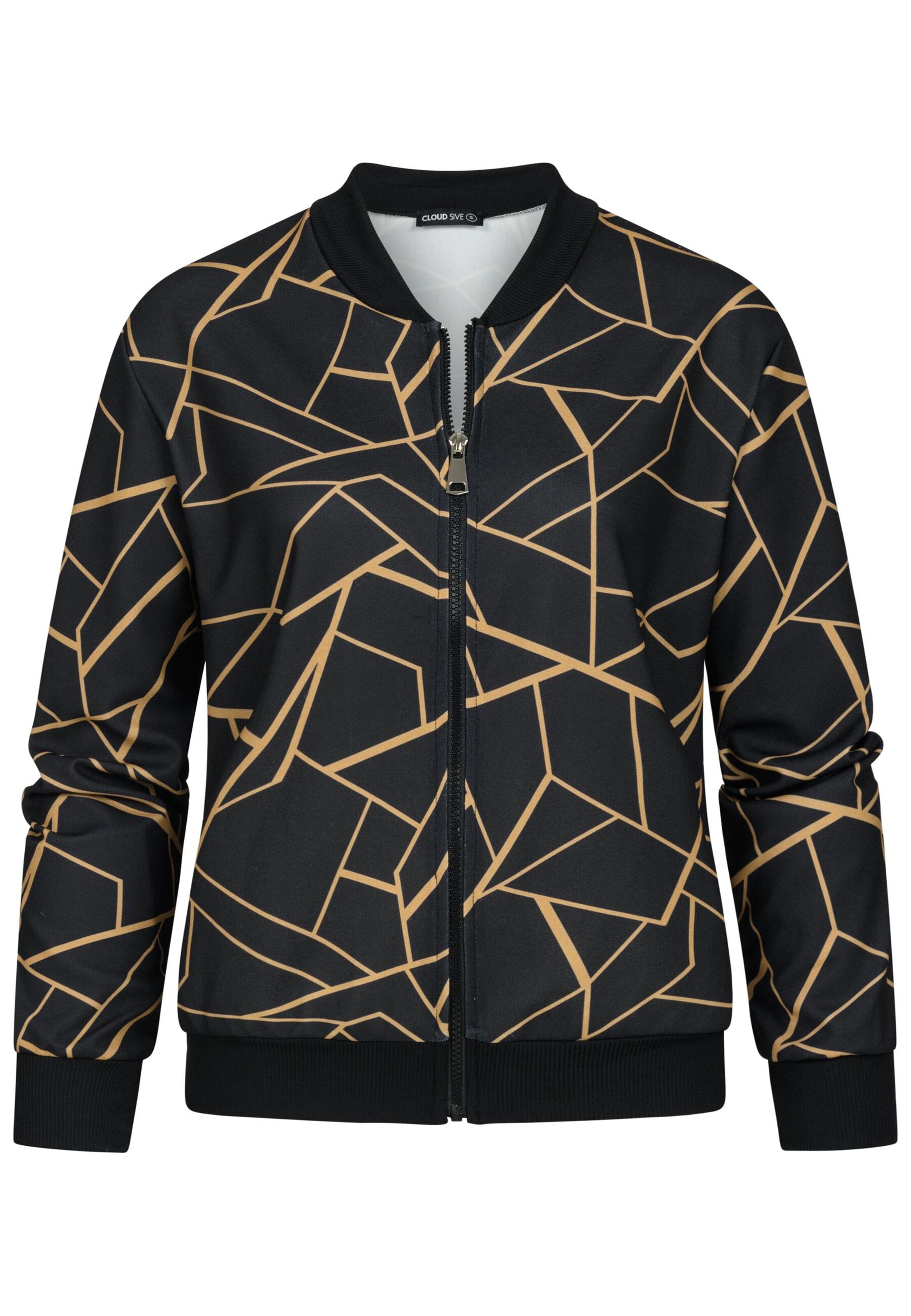 Cloud5ive Jacke in Schwarz: Vorderseite