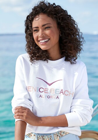 VENICE BEACH Sweatshirt in White