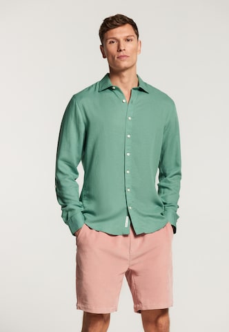 Shiwi - Regular Fit Camisa 'Lucas' em verde