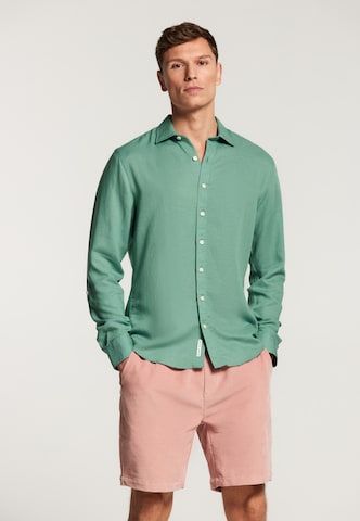 Shiwi Regular fit Button Up Shirt 'Lucas' in Green