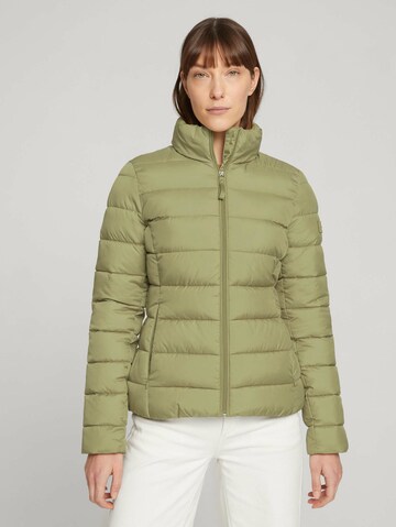 TOM TAILOR - Chaqueta de entretiempo en verde: frente