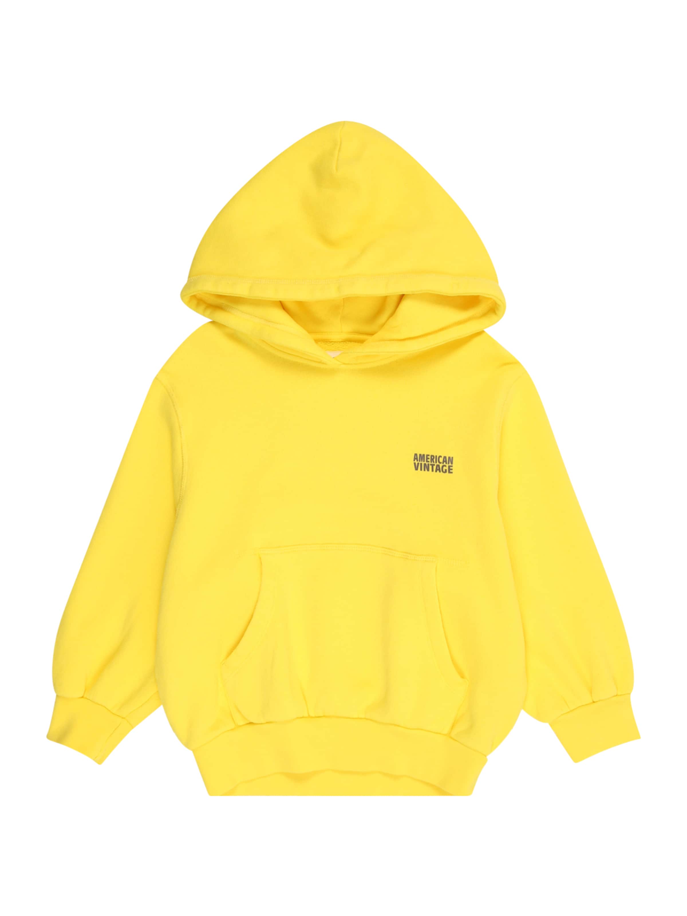 AMERICAN VINTAGE Mikina 'IZUBIRD' - Žltá: predná strana