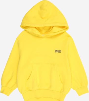 AMERICAN VINTAGE Sweatshirt 'IZUBIRD' in Yellow: front