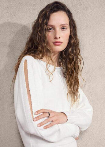 MANGO TEEN Sweater 'Dori' in White
