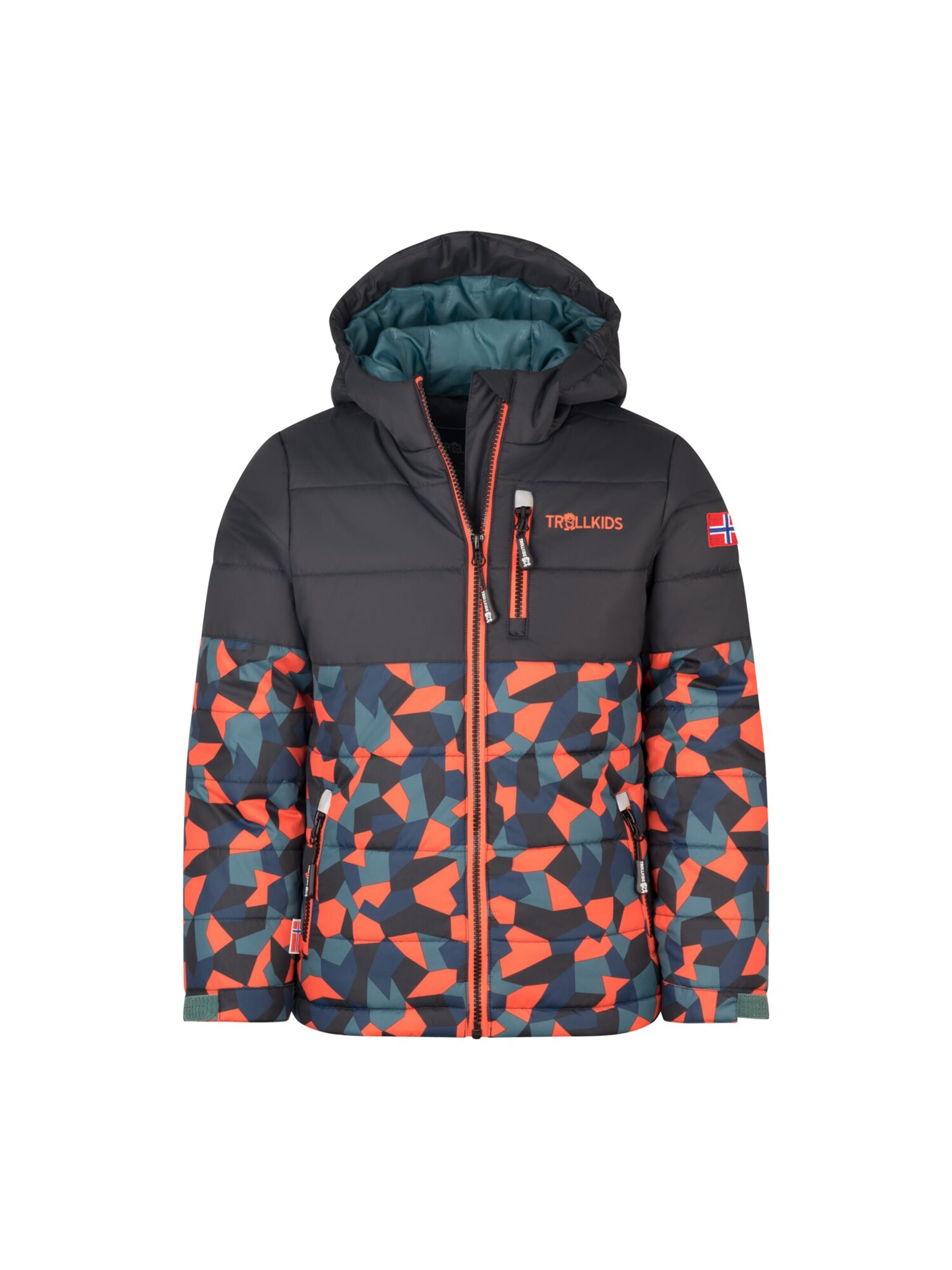 TROLLKIDS Winter Jacket in Blue: front