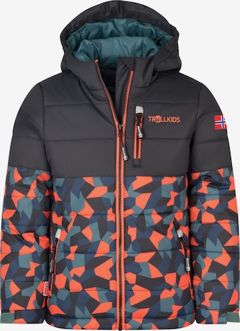 TROLLKIDS Winter Jacket in Blue: front