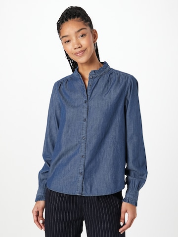 Lindex Blouse 'Alba' in Blue: front