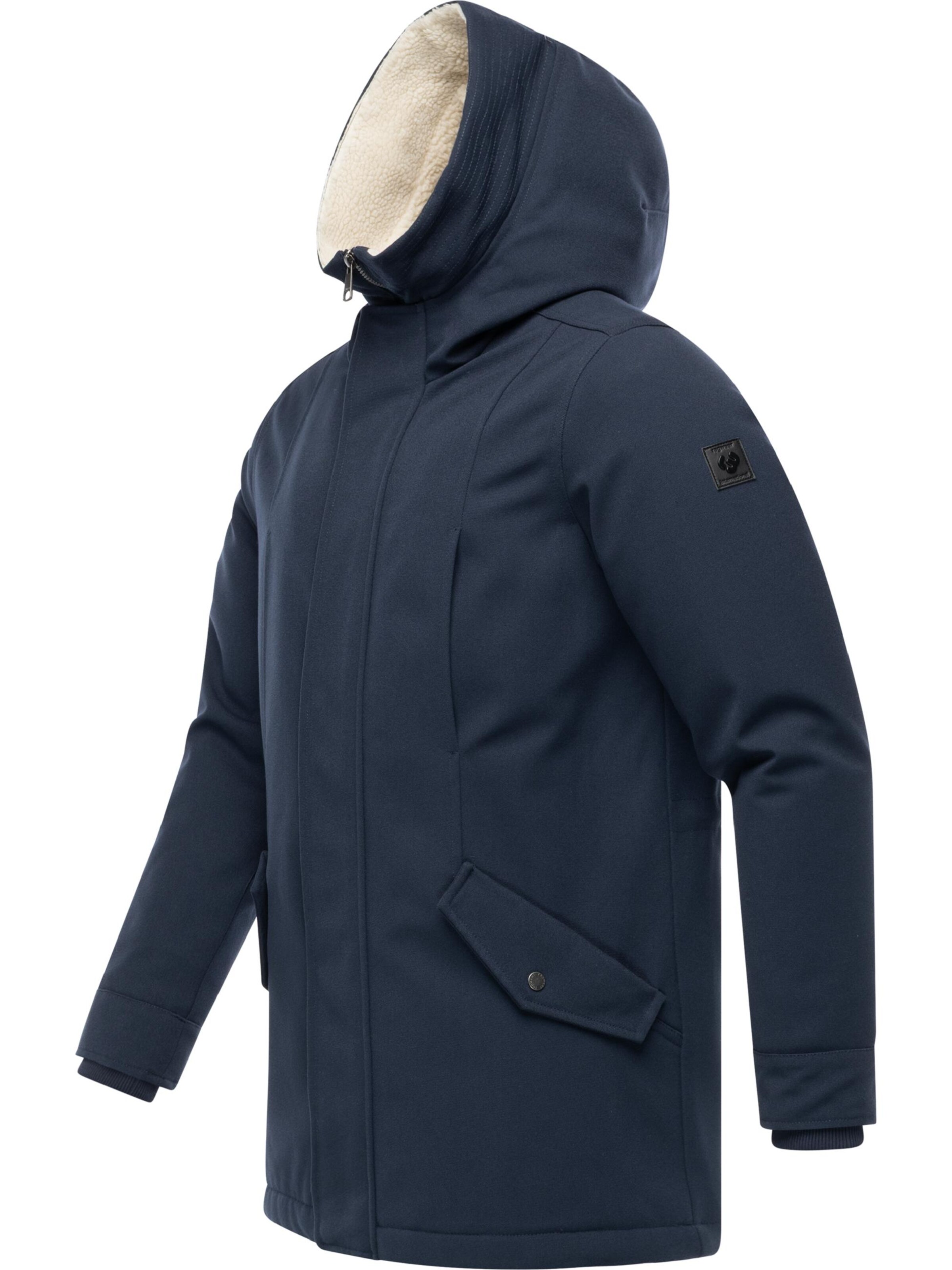 Ragwear Winterjas 'Mr Cany' in Blauw