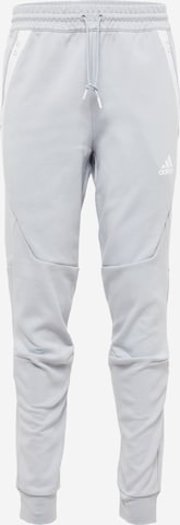 ADIDAS SPORTSWEAR Sportbroek 'Designed For Gameday' in Grijs: voorkant