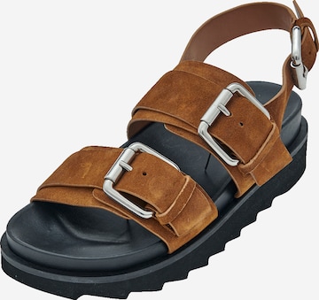 EDITED Sandal 'Benazir' i brun: framsida