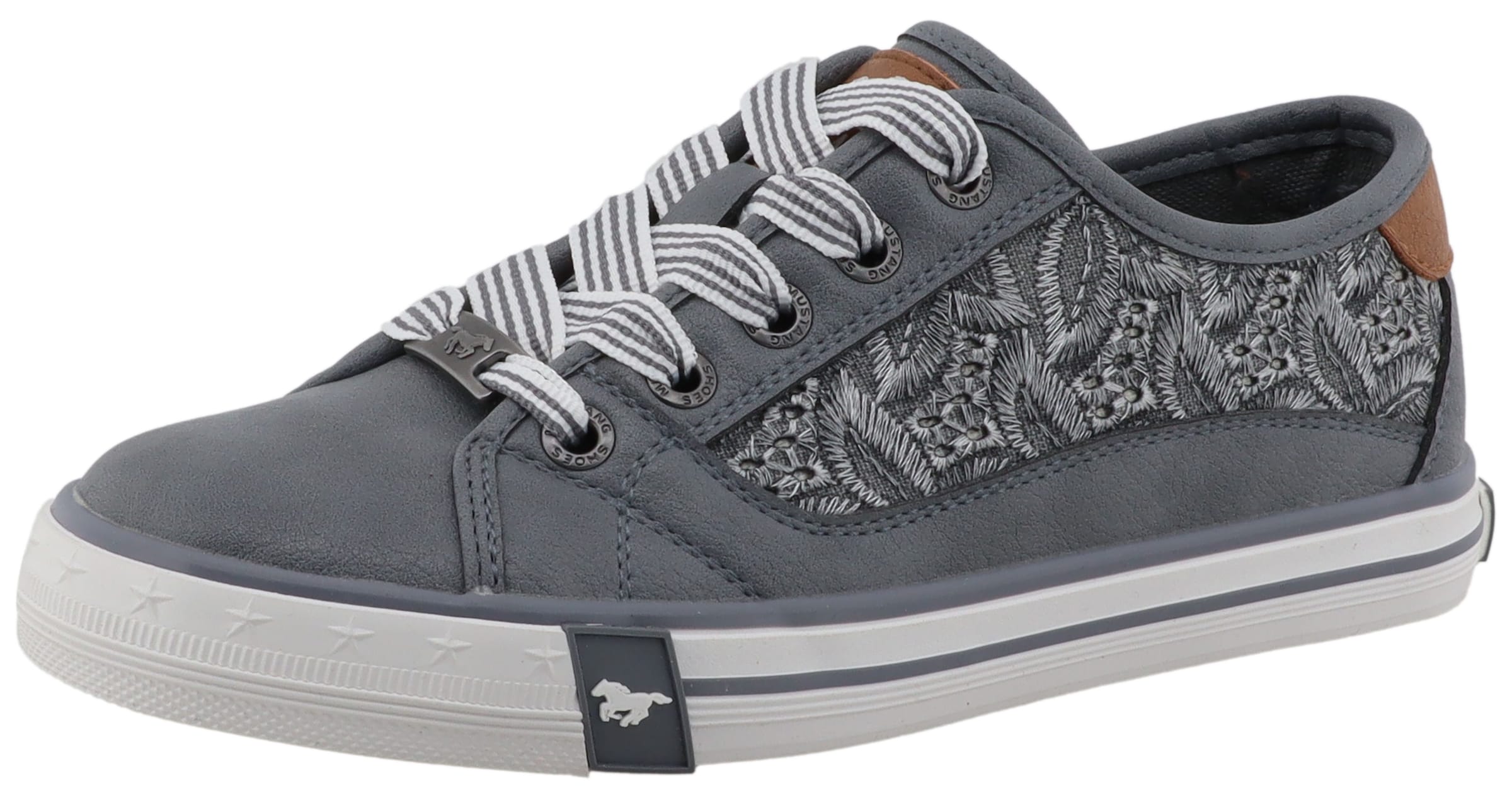 MUSTANG Sneaker in Grau: Vorderseite