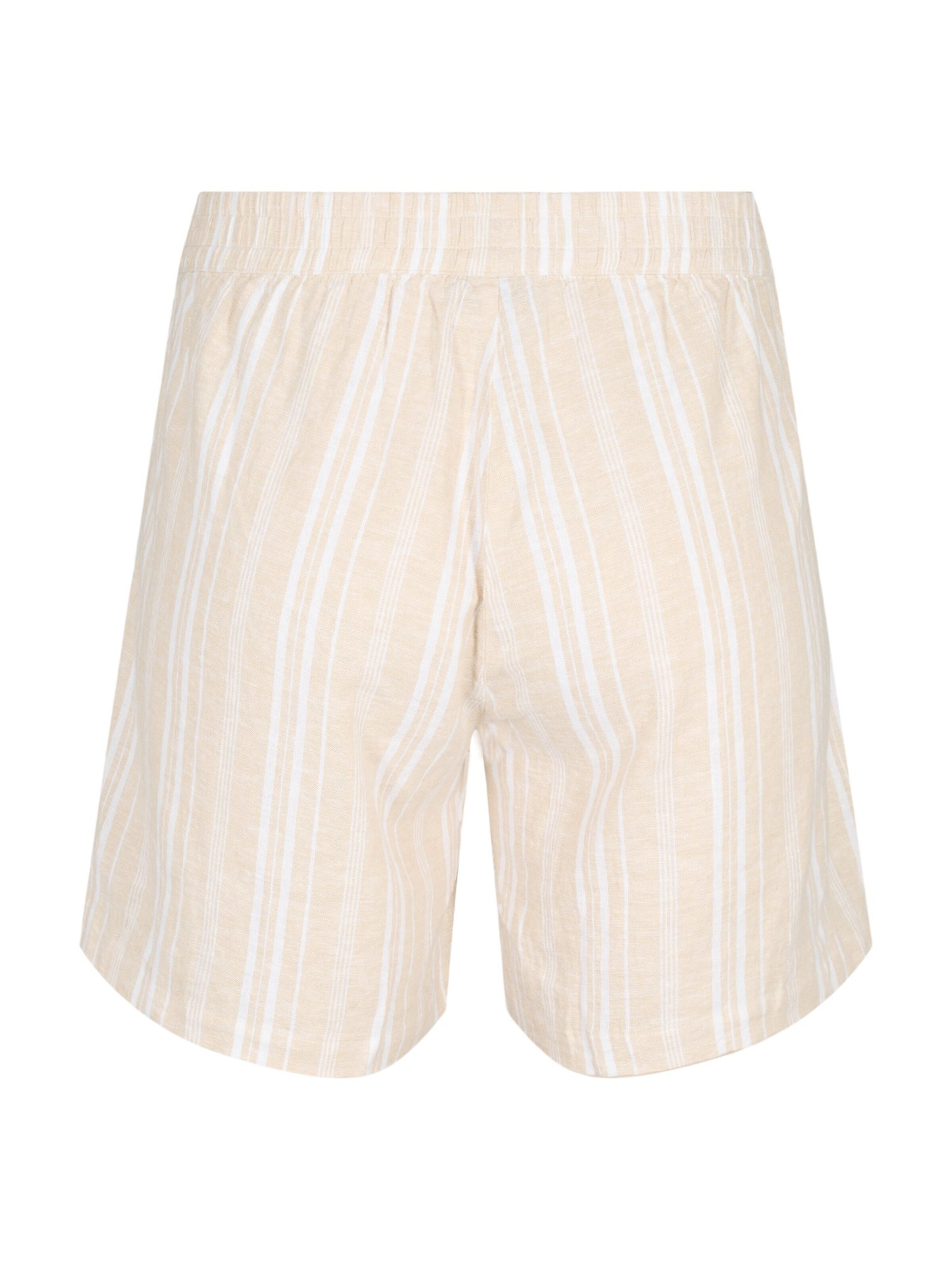 Zizzi Loosefit Hose 'VBITTEN' in Beige