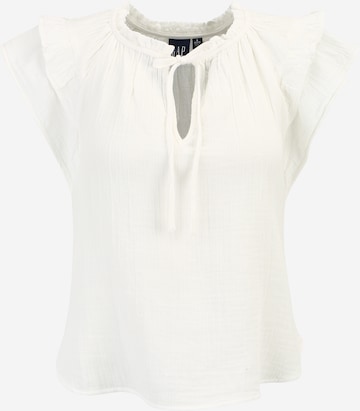 Camicia da donna di Gap Petite in bianco: frontale