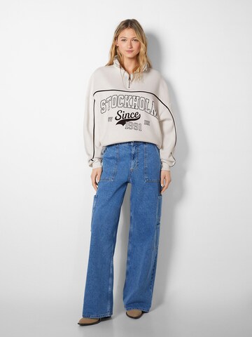 Bershka Sweatshirt in Wit