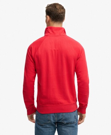 Superdry Trui 'Essential Logo Henley' in Rood
