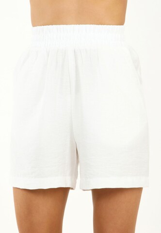 Awesome Apparel Regular Pants in White: front