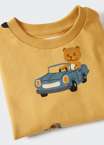 MANGO KIDS Sweatshirt 'Boom' in Yellow