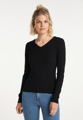 usha BLUE LABEL Pullover in Schwarz: predná strana