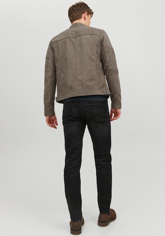 JACK & JONES Regular fit Between-Season Jacket 'JCORocky' in Brown