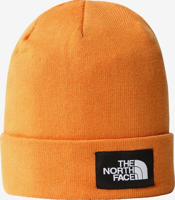 THE NORTH FACE Beanie in Yellow: front