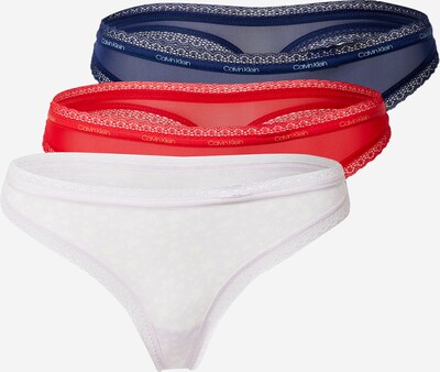 Calvin Klein Underwear String in de kleur Donkerblauw / Rosa / Rood, Productweergave