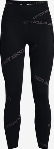 UNDER ARMOUR Workout Pants 'Meridian' in Black: front