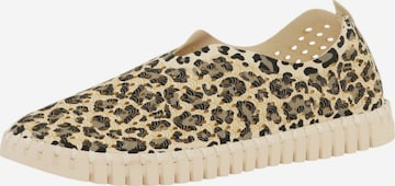 ILSE JACOBSEN Classic Flats 'Tulip144' in Beige: front