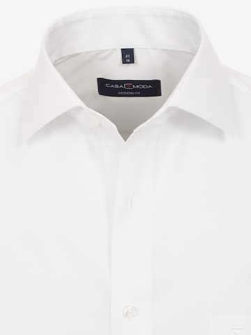 CASAMODA Regular fit Button Up Shirt in White