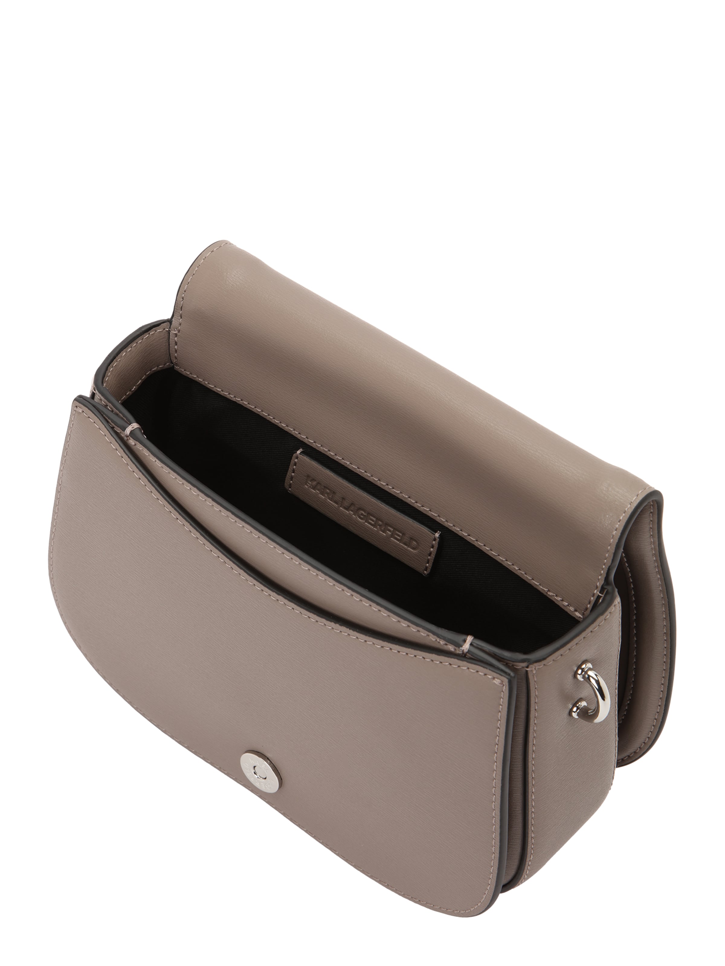 Karl Lagerfeld Чанта с презрамки в сиво: отгоре