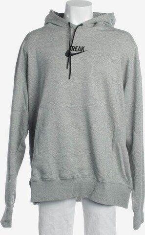 NIKE Sweatshirt & Zip-Up Hoodie in XXL in Grey: front
