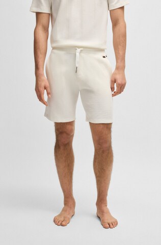 BOSS Regular Shorts in Weiß: Vorderseite