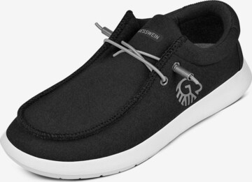 GIESSWEIN Moccasins in Black: front