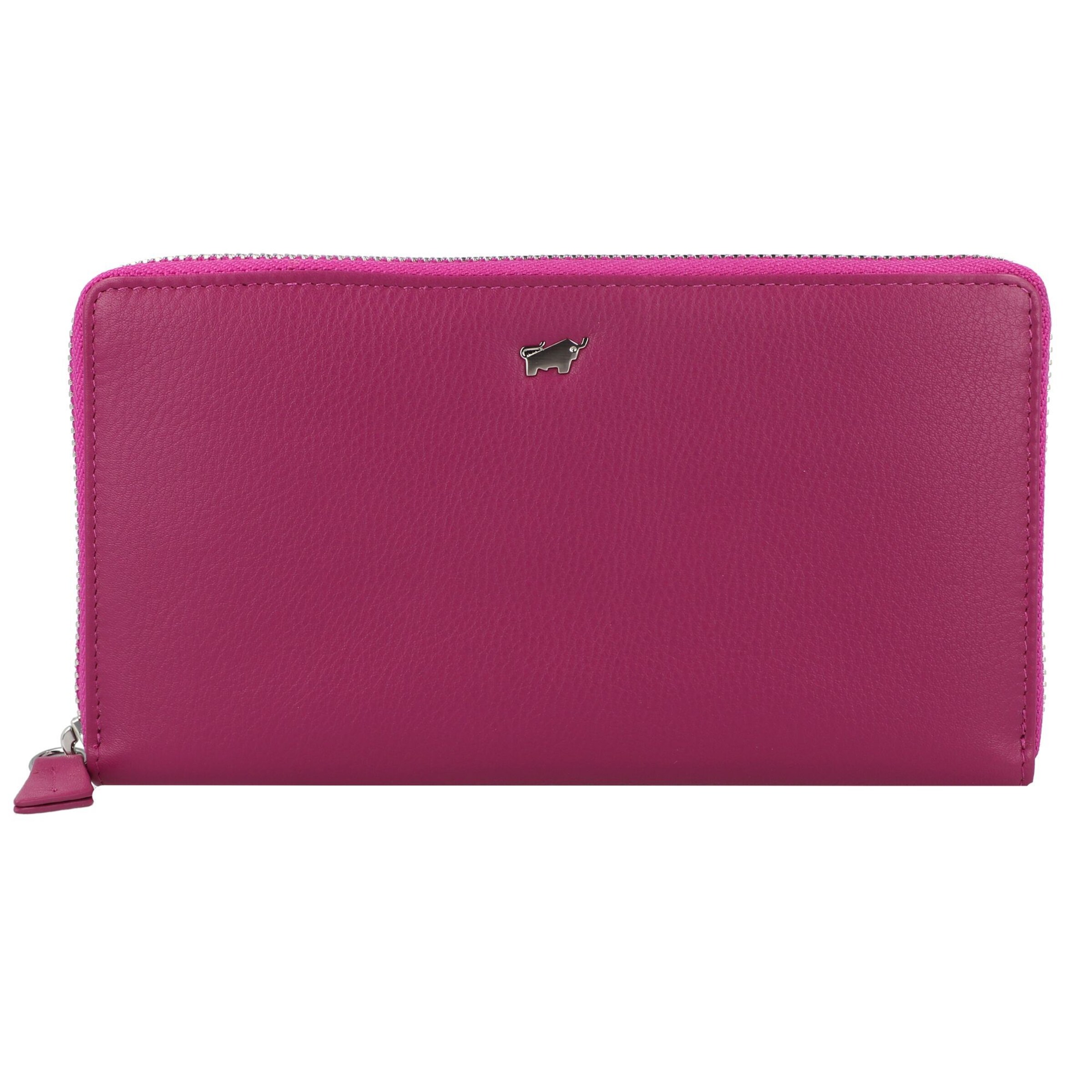 Braun Büffel Wallet 'Joy' in Pink: front