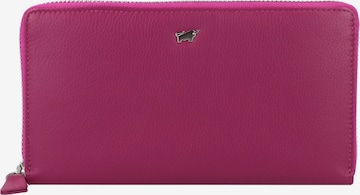 Braun Büffel Wallet 'Joy' in Pink: front