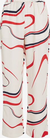 TOMMY HILFIGER Loosefit Broek in Wit: voorkant