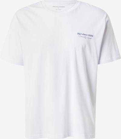 JACK & JONES T-Krekls 'JJNINETY', krāsa - zils / balts, Preces skats