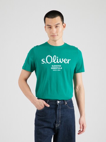 s.Oliver T-Shirt in Grün: Vorderseite